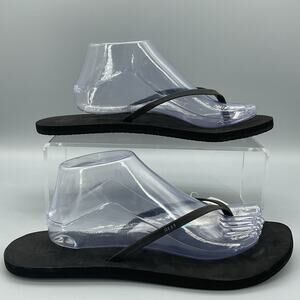 NEW Reef Women’s Bliss Nights Flip Flops Black Size 11